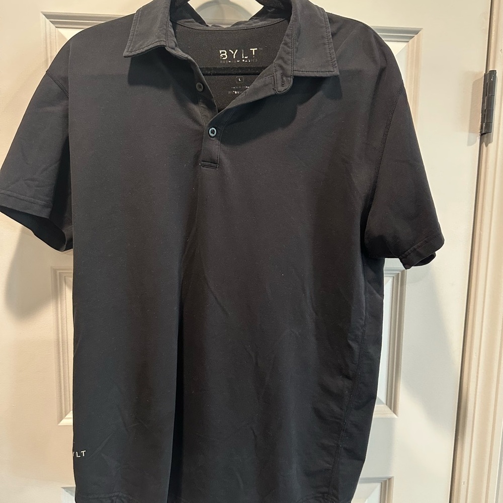 BYLT Basics Charcoal Polo Shirt